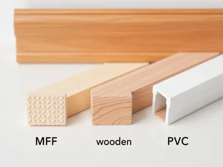 Rodzaje listew przypodłogowych MDF PCV drewno poliuretan
