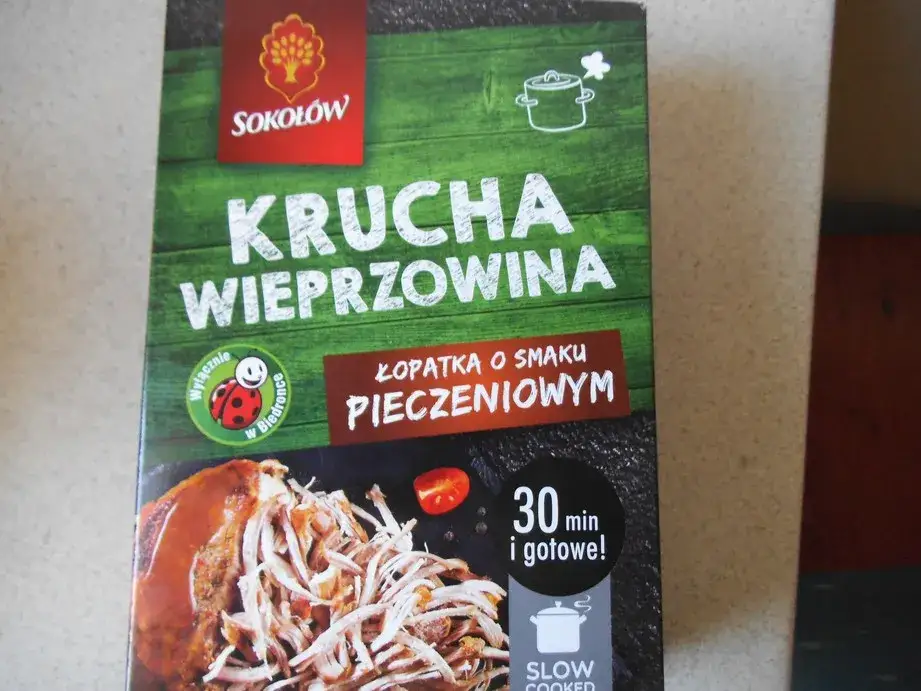 szarpana wieprzowina danie gotowe