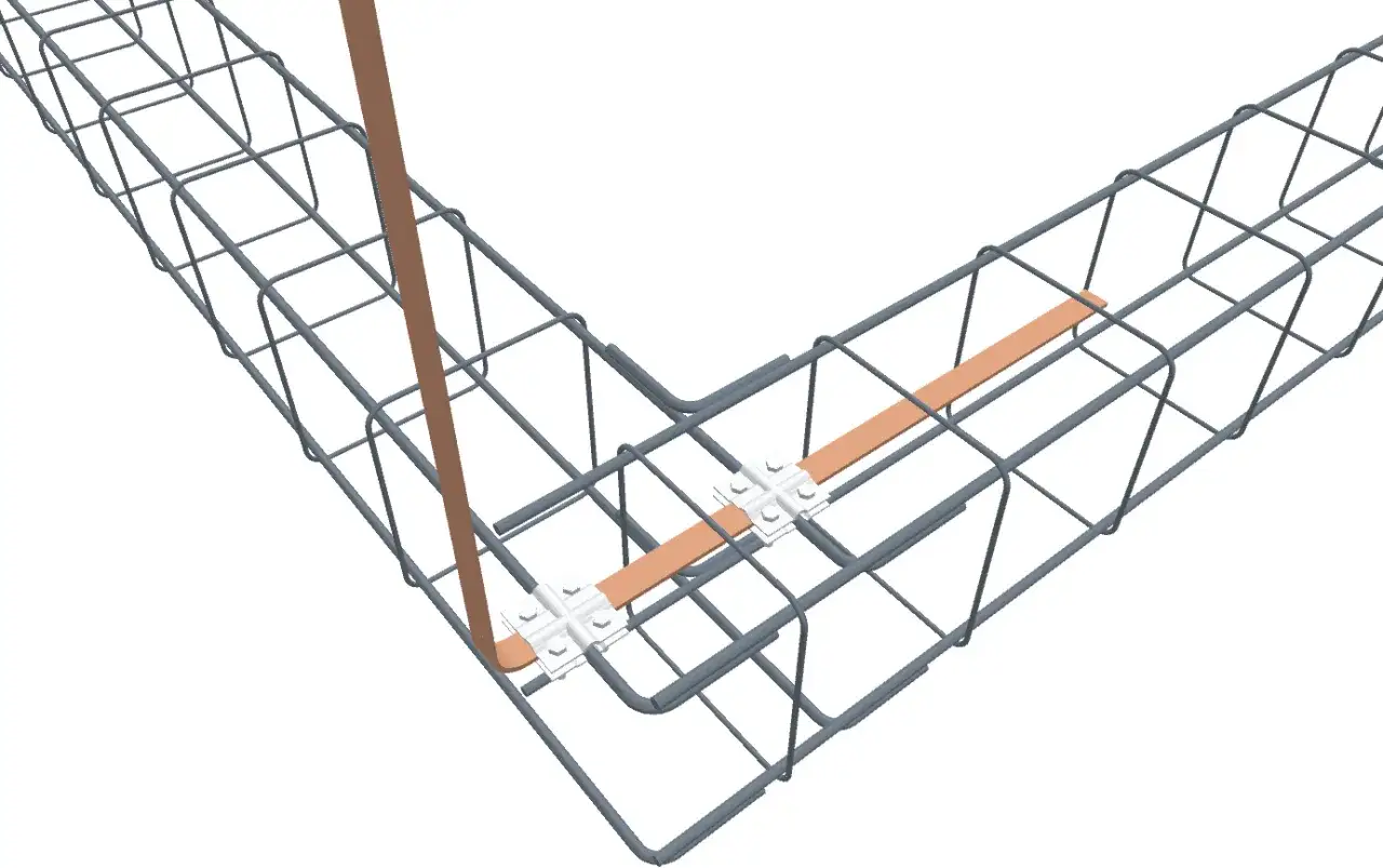 Uziemienie fundamentowe z bednarką i prętem miedzianym. Czy bednarka jest konieczna? Tak, dla skutecznego odprowadzania prądów.