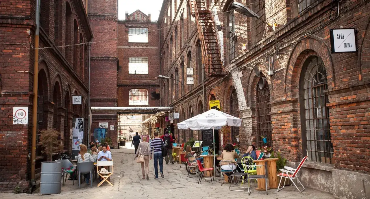 Ulica Piotrkowska Łódź restauracje