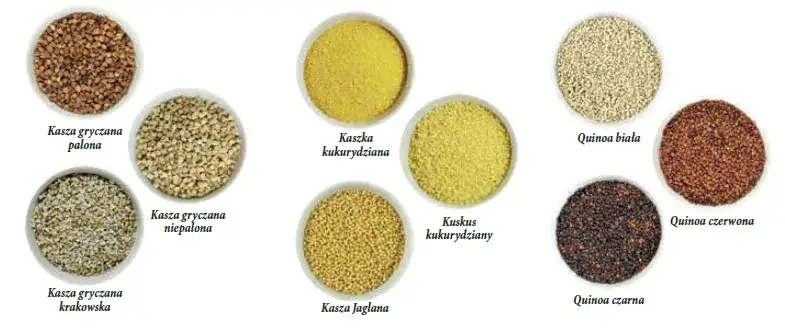 naturalnie bezglutenowe zboża i kasze
