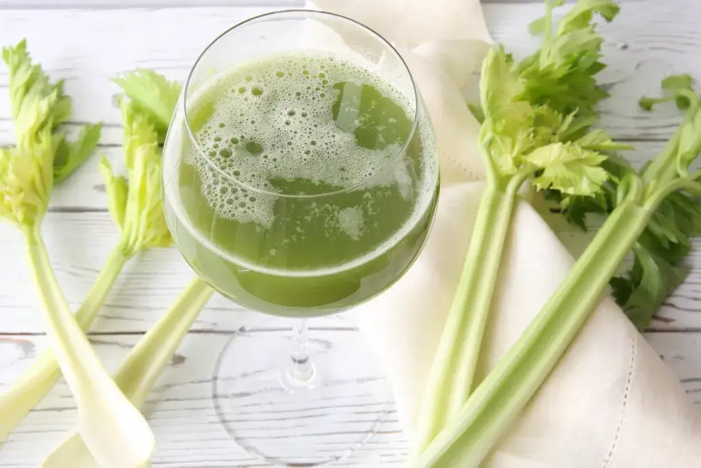 Zdrowa cera i sok z selera