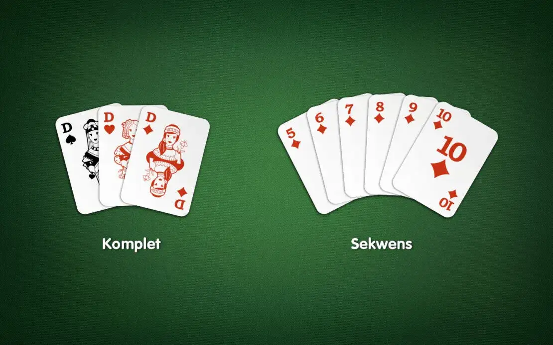 Przykłady układ&oacute;w w remiku, sekwens, komplet, karty