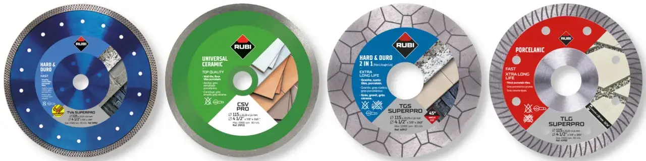 rodzaje tarcz diamentowych do gresu