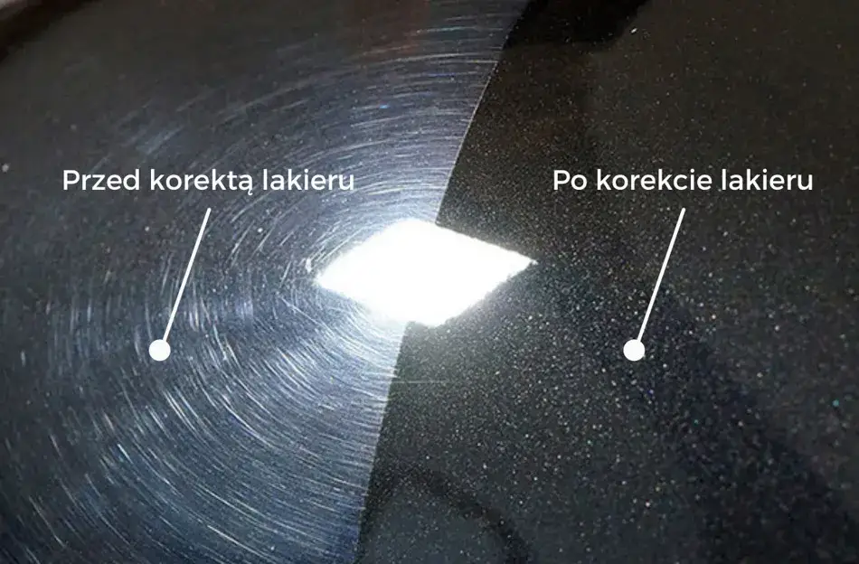 korekta lakieru przed aplikacją ceramiki