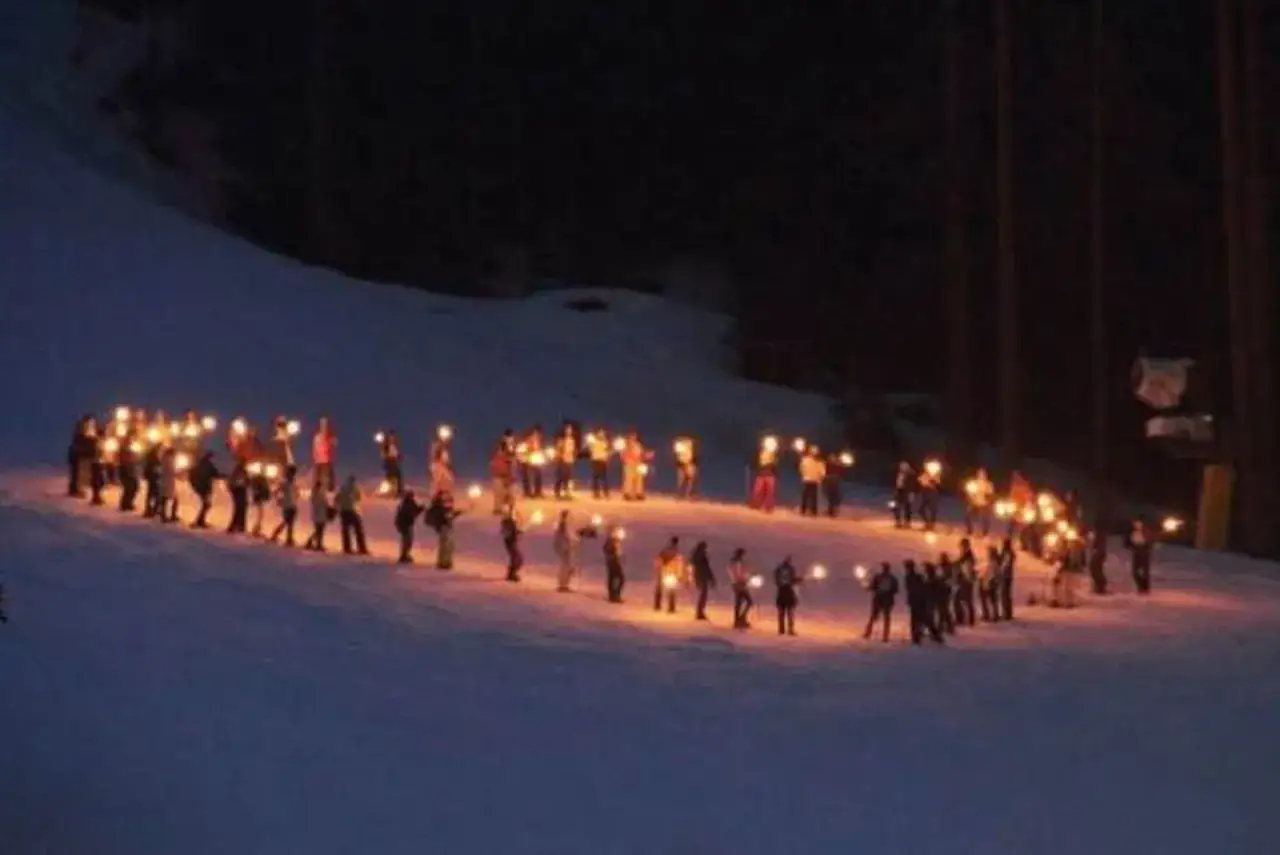 Ciaspolata notturna Capodanno montagna