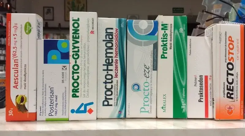 leki na hemoroidy bez recepty rodzaje