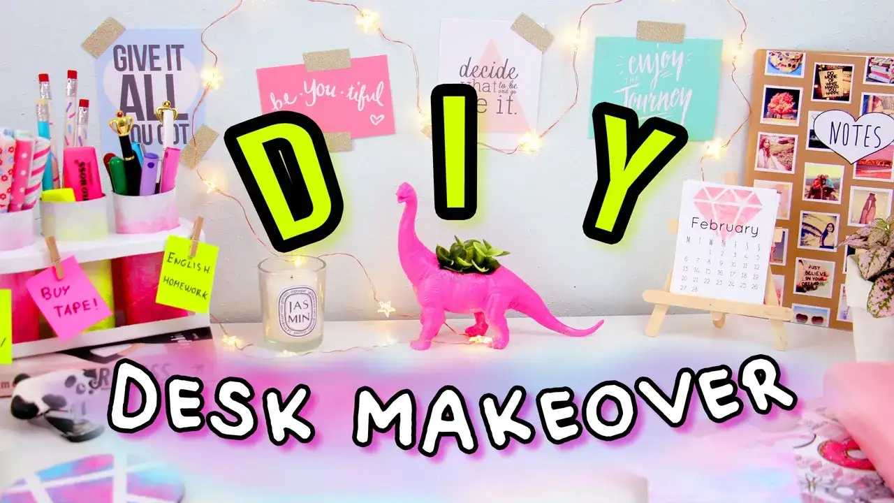 DIY aesthetic desk decor ideas