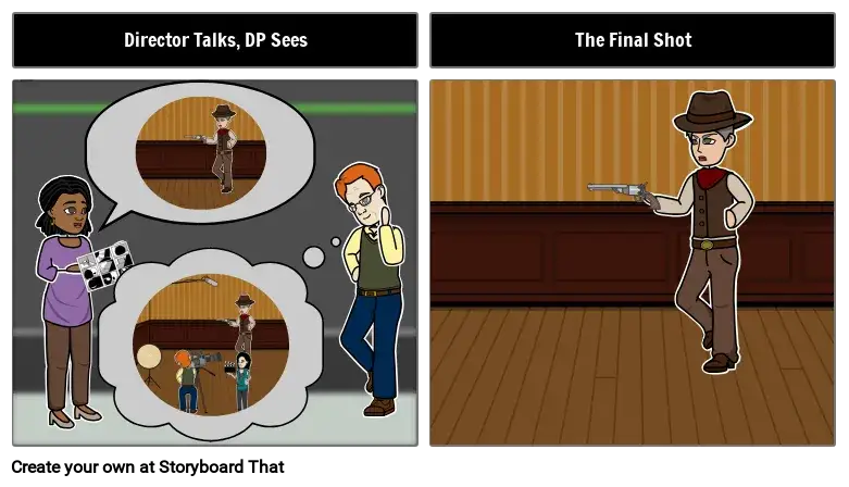 reżyser filmowy storyboard praca nad scenariuszem