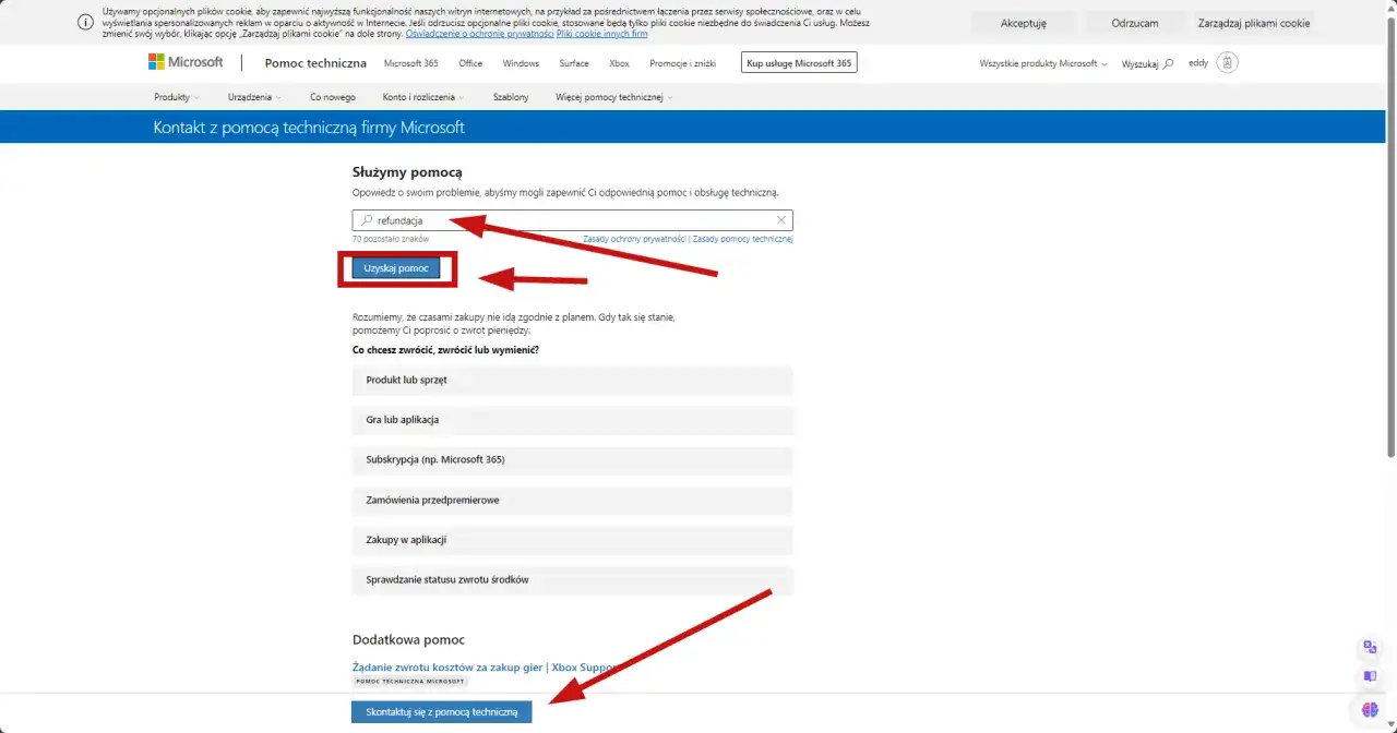 Anulowanie subskrypcji Microsoft konto online