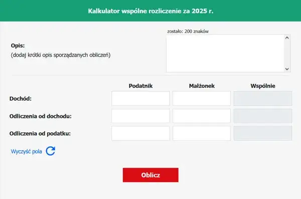 Para małżeńska analizująca dokumenty podatkowe z kalkulatorem