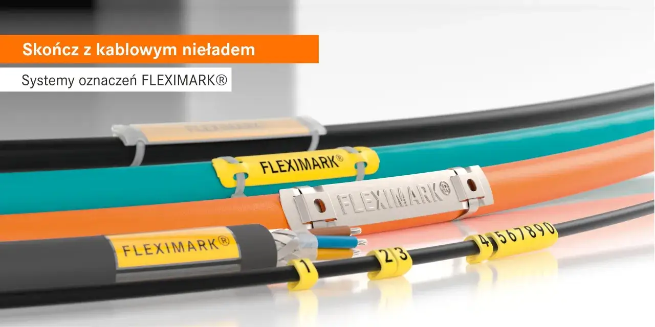 Oznaczone kable z etykietami