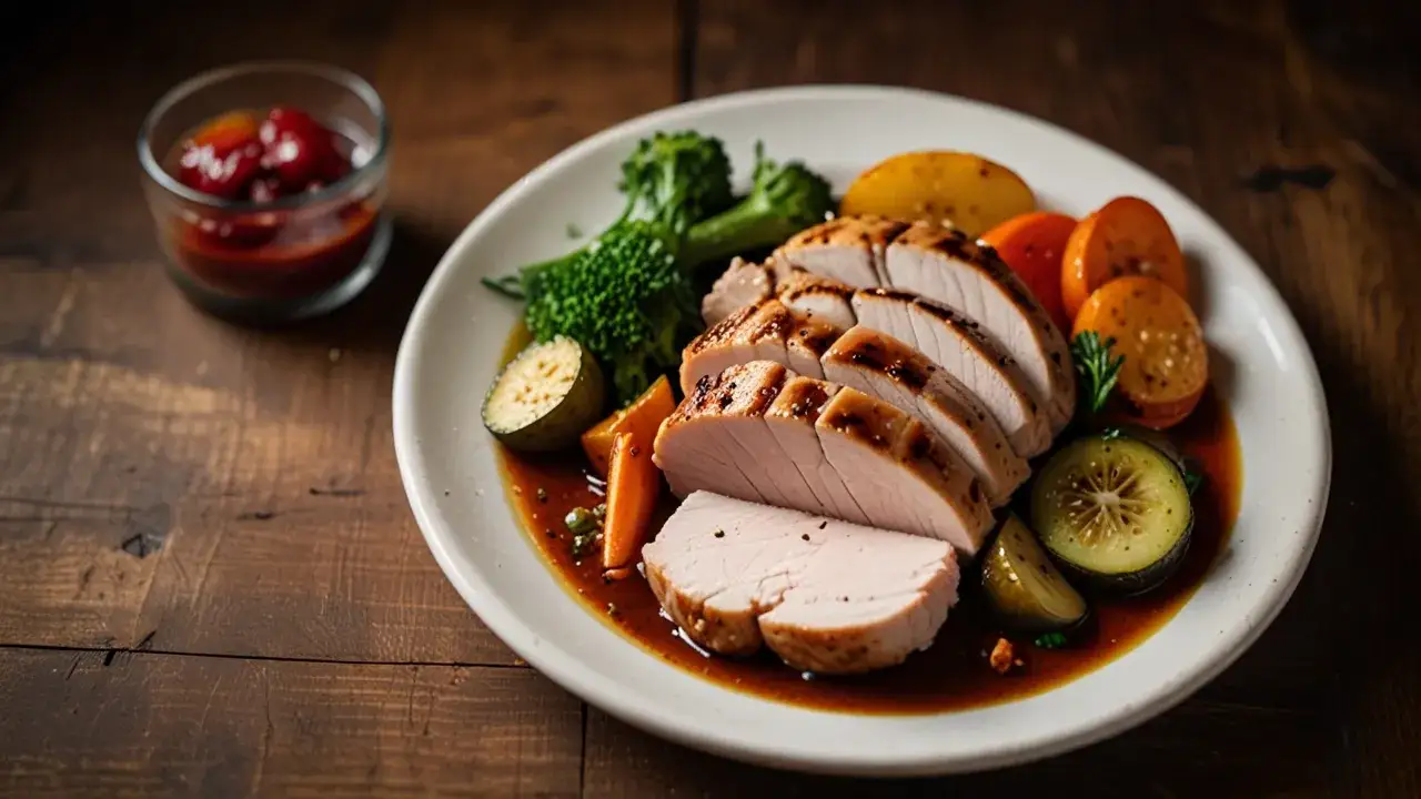 Zdjęcie Pyszne polędwiczki z indyka w sosie własnym – Przepis na soczyste danie