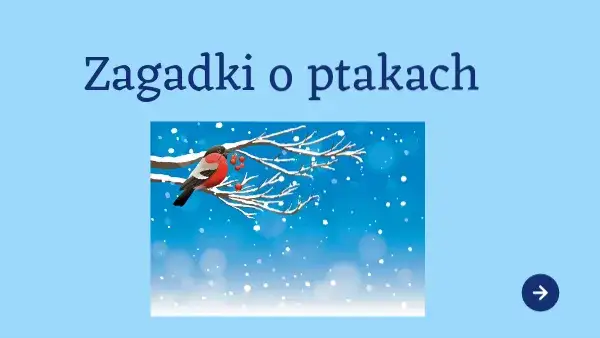 Zdjęcie Zabawa z zagadkami o ptakach – rozwijaj wiedzę dzieci w przyjemny sposób