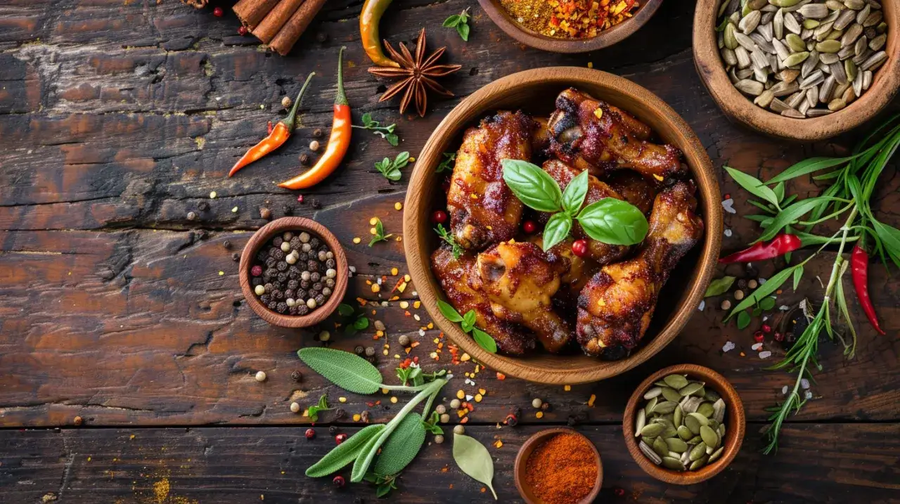 Zdjęcie Przyprawa do skrzydełek: Sekret soczystego mięsa - sekretny przepis