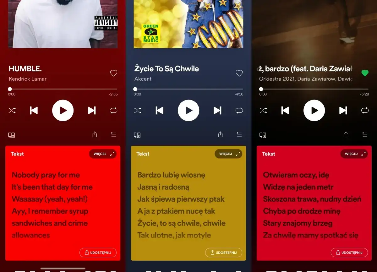 Zdjęcie Jak włączyć tekst na Spotify na telefonie i śpiewać z ulubionymi utworami