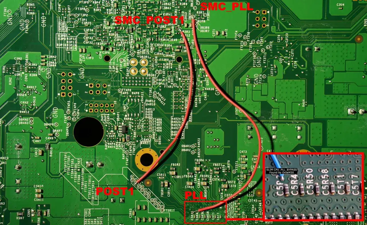 Xbox 360 RGH wiring diagram
