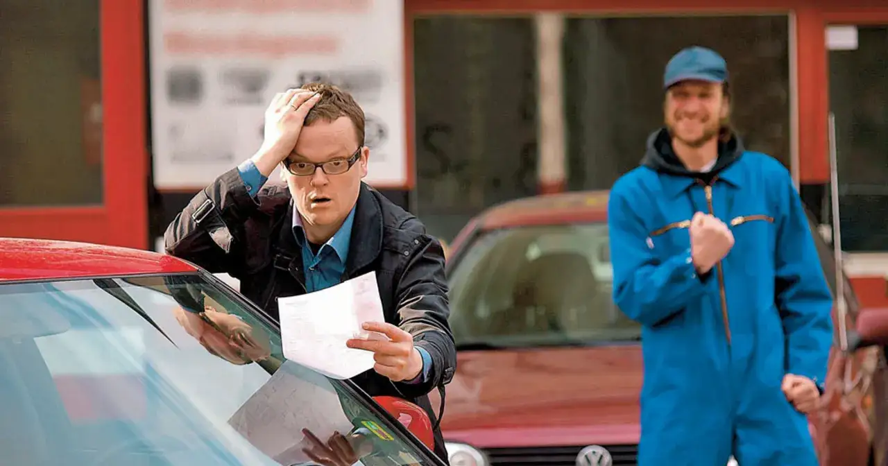 Wykres ekonomiczny opłacalności naprawy samochodu