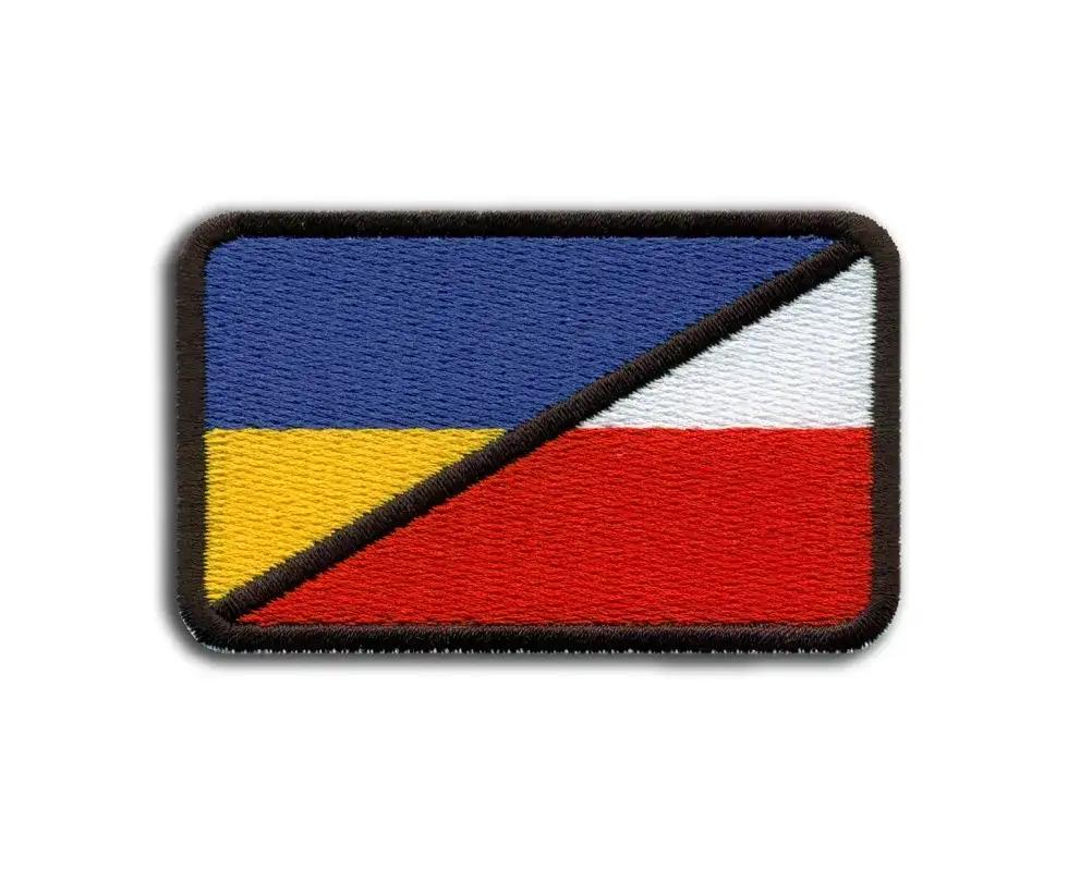Flaga Ukrainy w Polsce solidarność