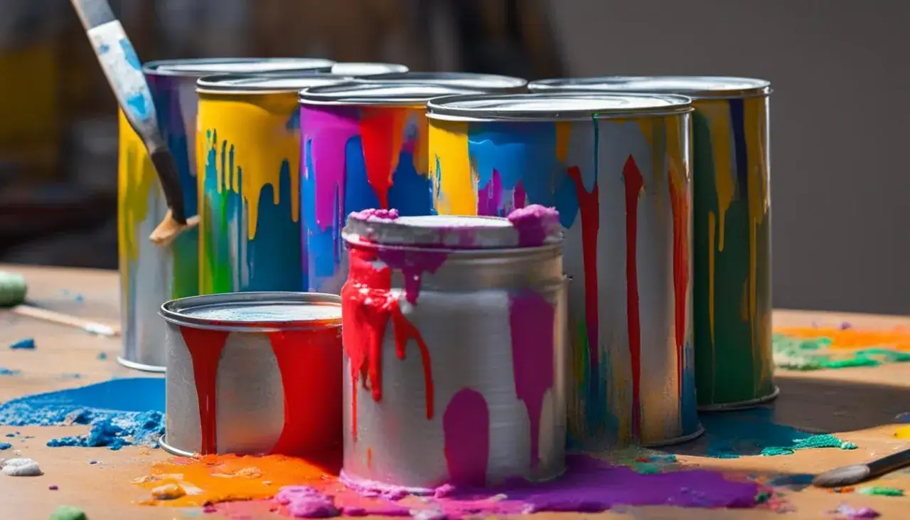 przykłady farb akrylowych lateksowych do styropianu