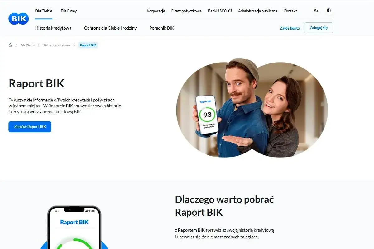 Sprawdź, czy leasing jest widoczny w BIK. Raport BIK pokaże Twoją historię kredytową i pożyczek, a także ocenę punktową.