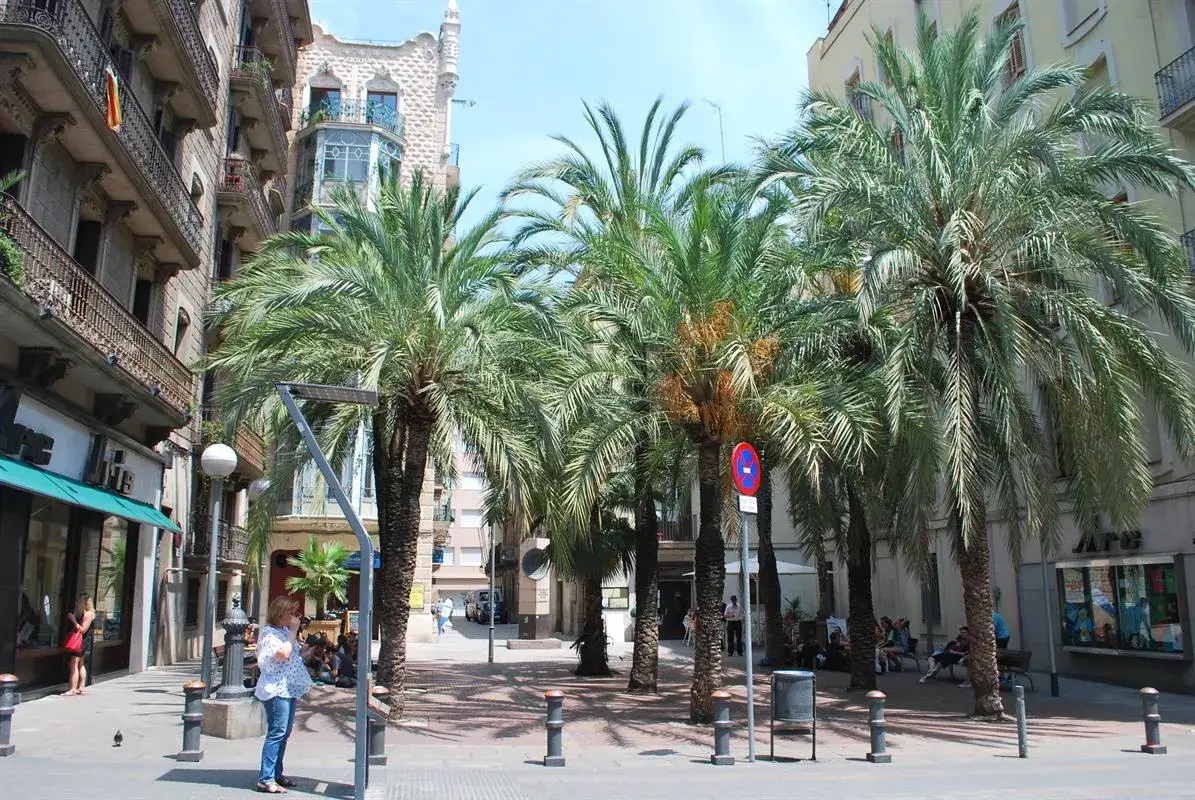 Gràcia Barcelona plac, lokalna atmosfera