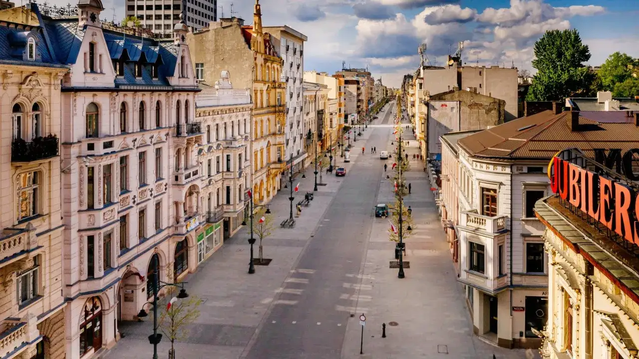 Ulica Piotrkowska Ł&oacute;dź