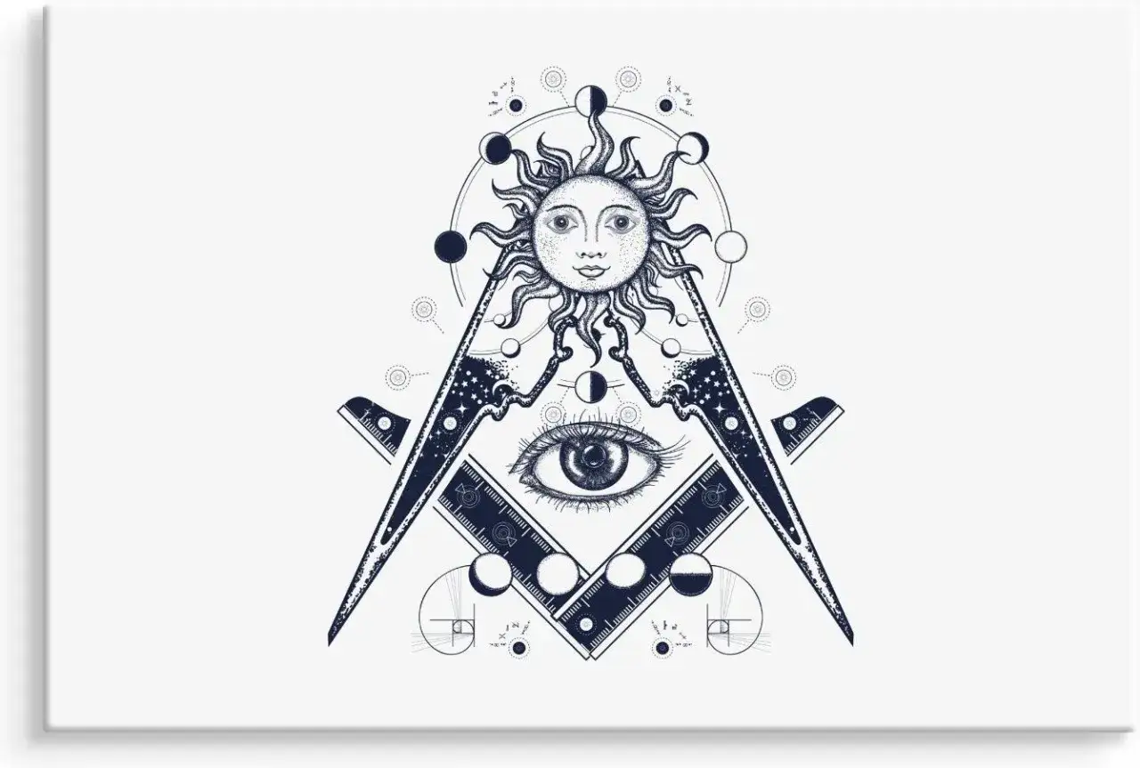 Masońskie symbole w architekturze Warszawy Pałac na Wodzie oko opatrzności