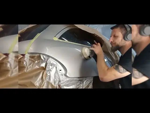 świeżo polakierowany samochód