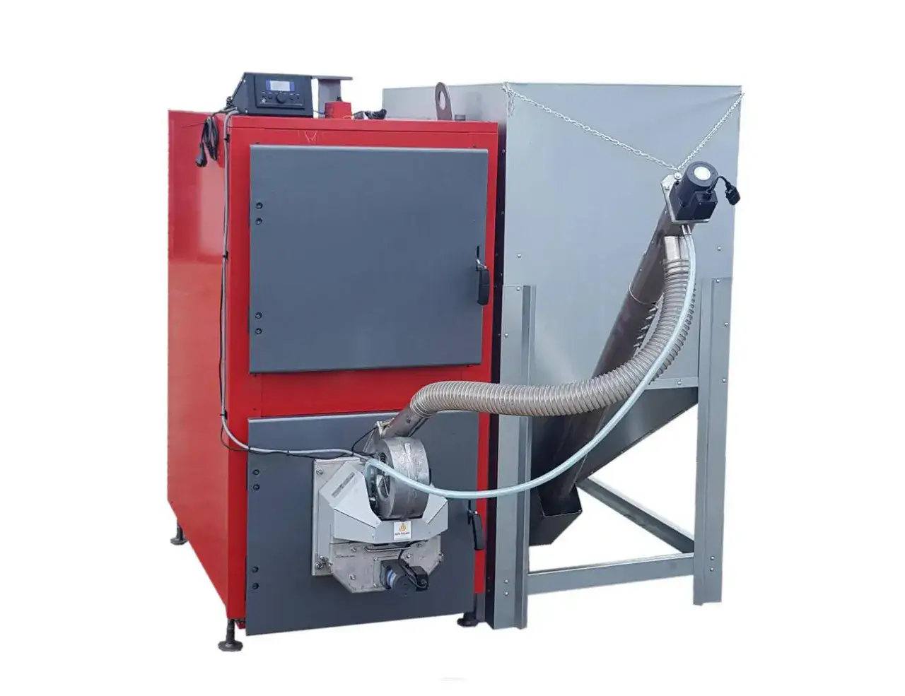 Nowoczesny kocioł na pellet z zasobnikiem. Lista zum efektywnego ogrzewania domu.