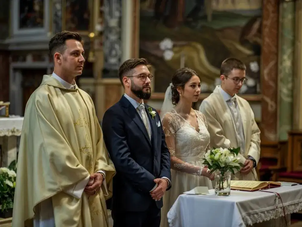 świadek na ślubie kościelnym podpisywanie dokument&oacute;w