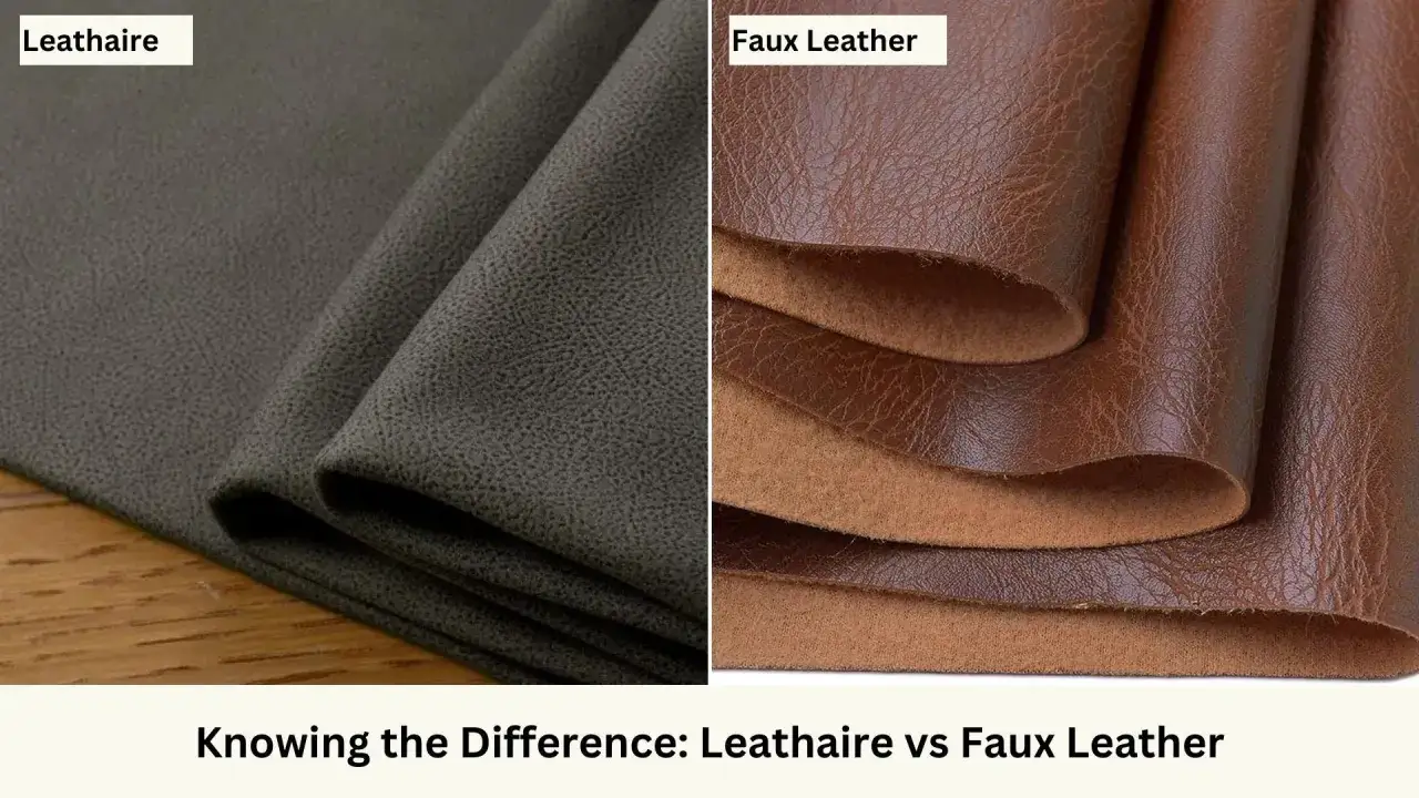 Por&oacute;wnanie Leathaire i Faux Leather. Dowiedz się, co to znaczy real leather, patrząc na tekstury.