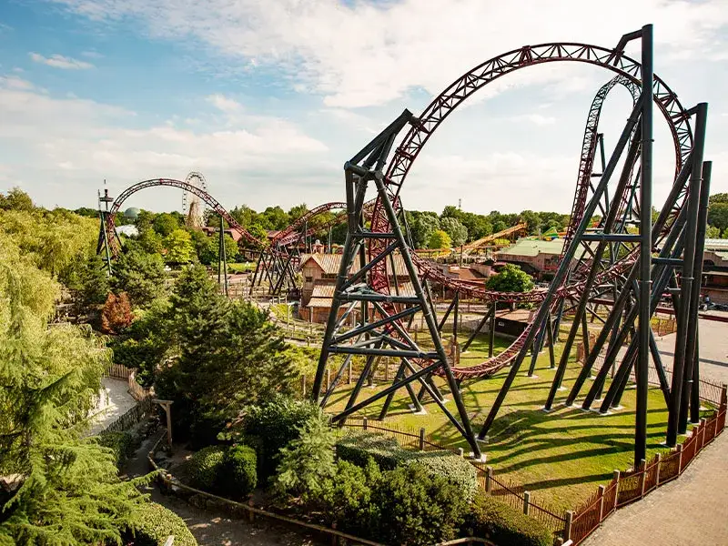Freizeitpark Slagharen Gold Rush Achterbahn
