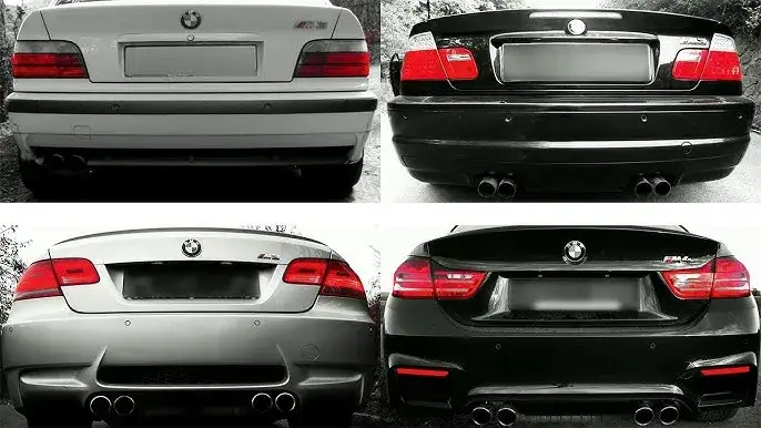 BMW M3 E46 E92 F80 G80 spoilery por&oacute;wnanie