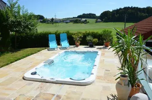 instalacja swim spa podłoże