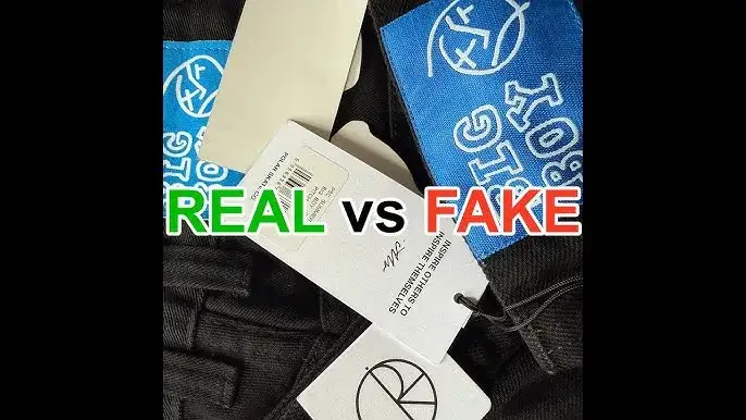 detale bluzy Polar Skate Co. oryginał vs podróbka