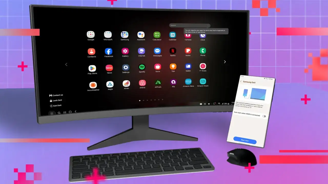 Samsung DeX lub Motorola Ready For na ekranie TV