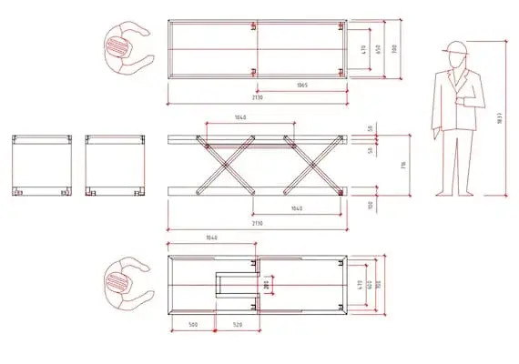 schemat budowy podnośnika motocyklowego DIY