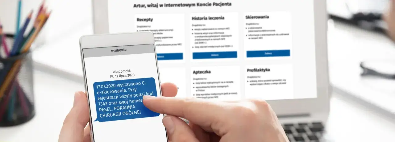 E-skierowanie jak działa infografika