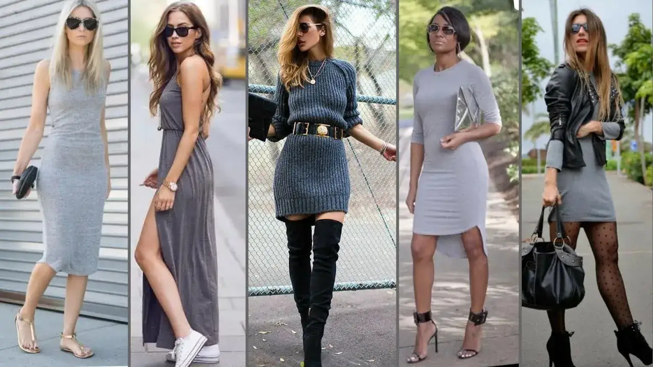 Zdjęcie Zapatos para vestido gris oscuro: &iexcl;Combina y eleva tu estilo!