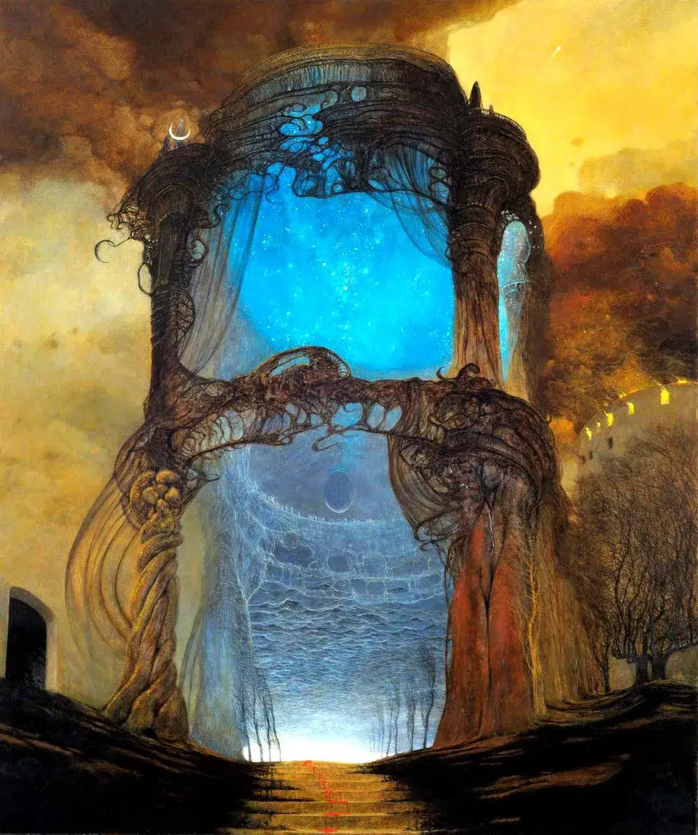 Zdjęcie Zdzisław Beksiński malarstwo: tajemnice jego surrealistycznych obrazów