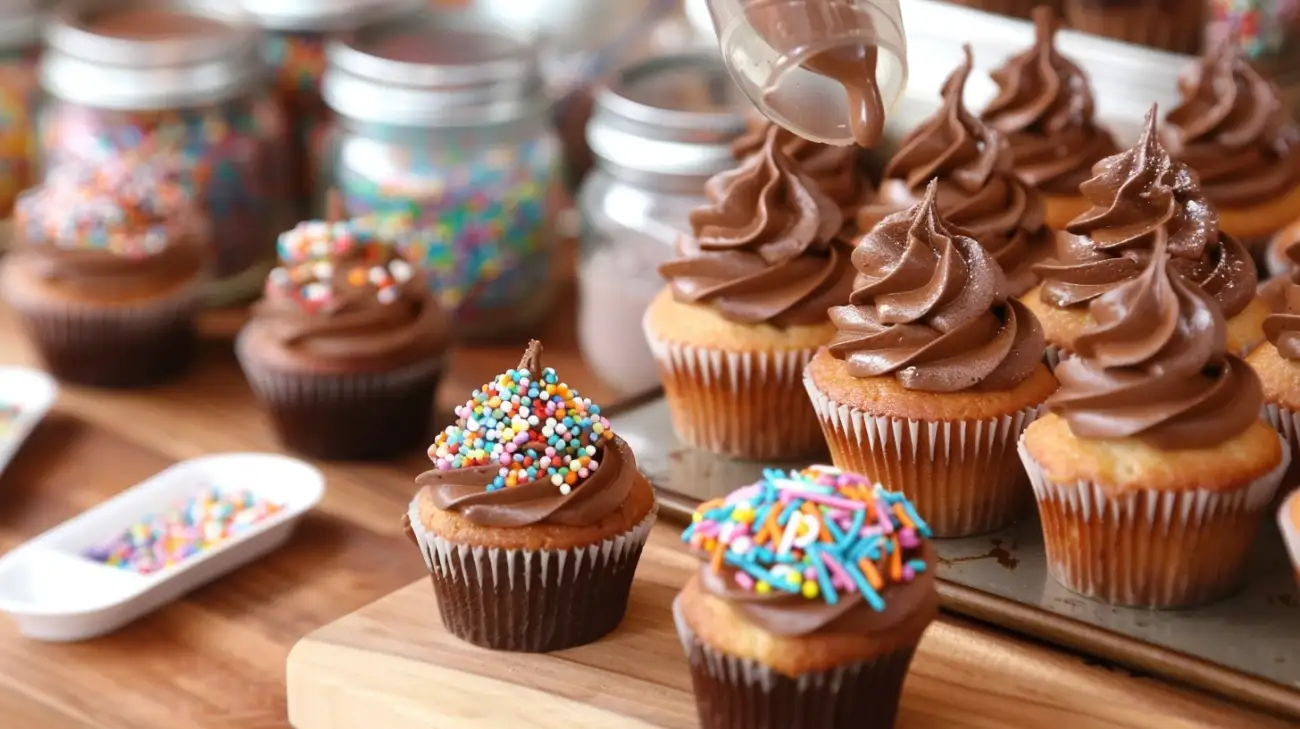 Zdjęcie Krem czekoladowy do babeczek: Jak udekorować słodkości? 