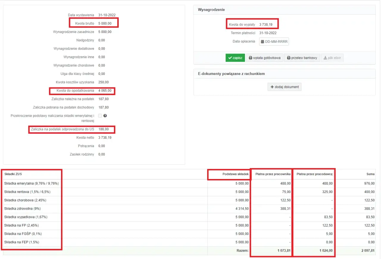 wz&oacute;r obliczanie netto z brutto