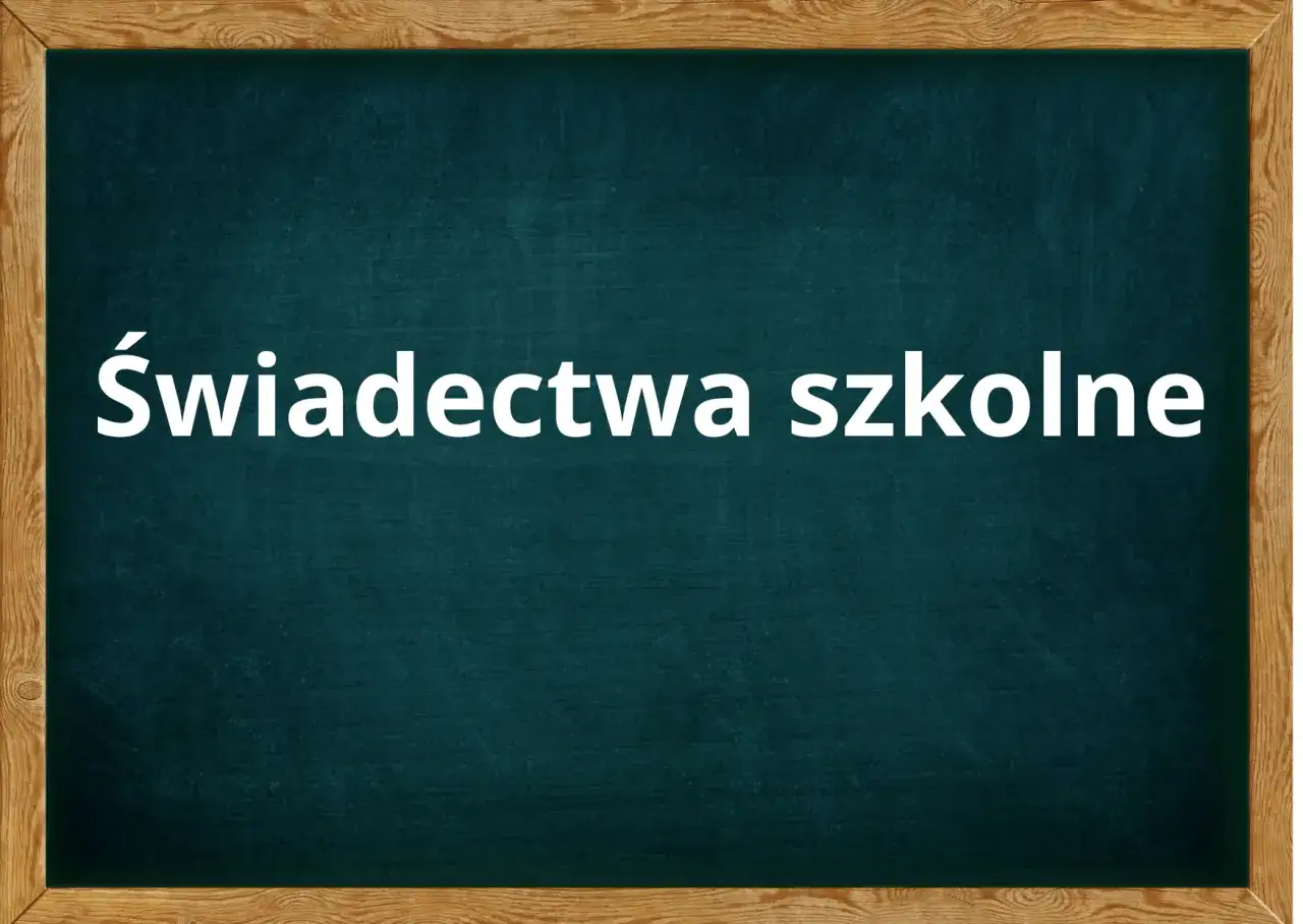 Biały napis 