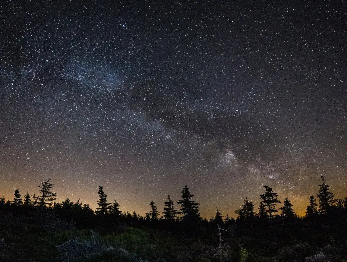 Izerski Park Ciemnego Nieba gwiazdy