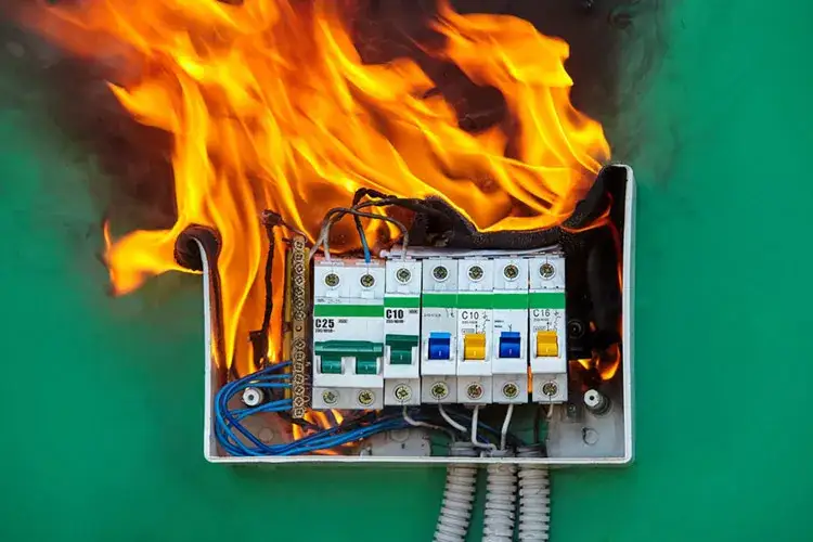 Niebezpieczeństwo porażenia prądem w domu, uszkodzona instalacja elektryczna