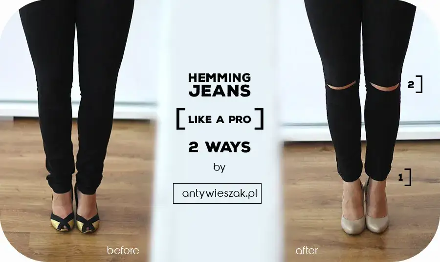 krawcowa skraca spodnie