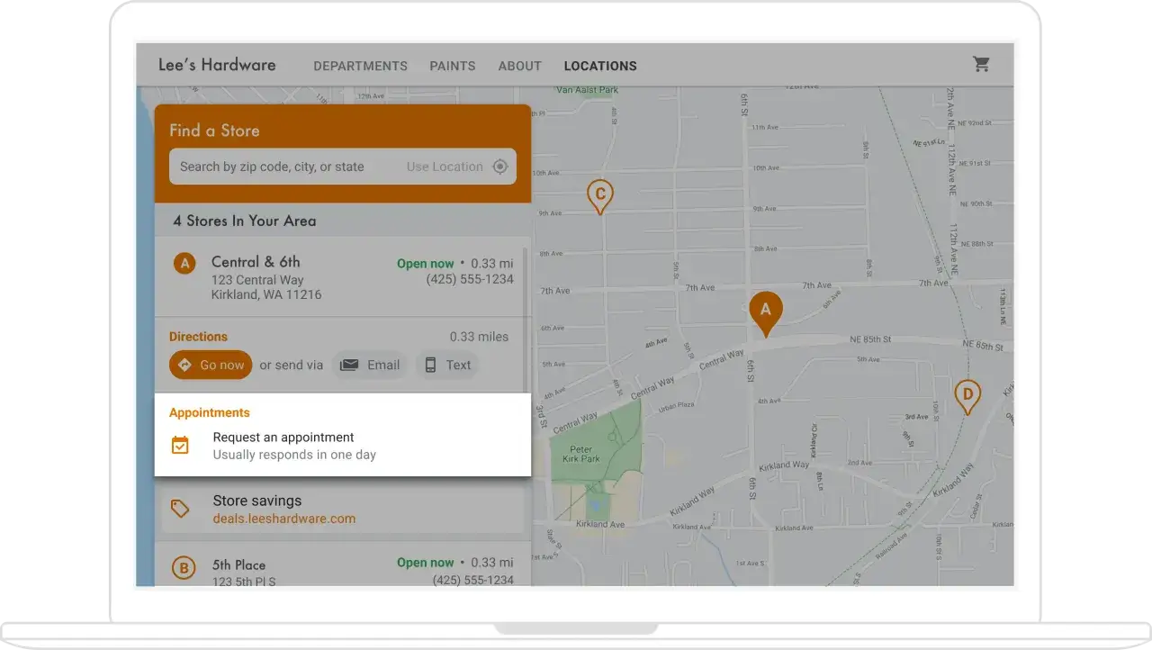 Znajdź sklep, wpisując kod pocztowy lub klikając 