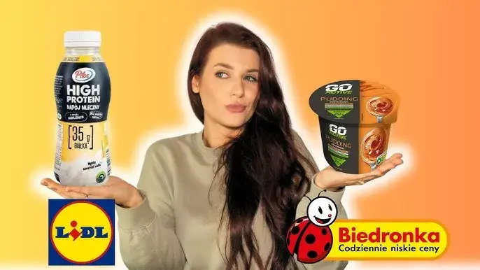 Por&oacute;wnanie koktajli proteinowych Biedronka Lidl
