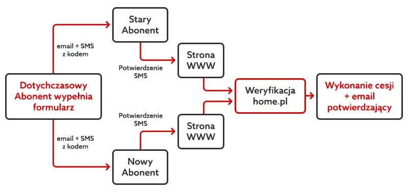 Przeniesienie domeny schemat krok po kroku